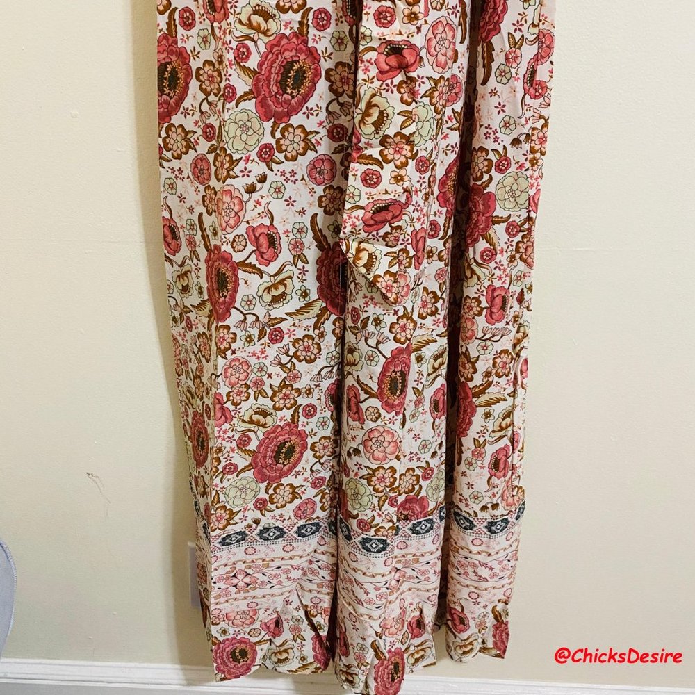 2021 Hot Pick - Boho V-neck Maxi Printed Dress - Picture 12 of 13